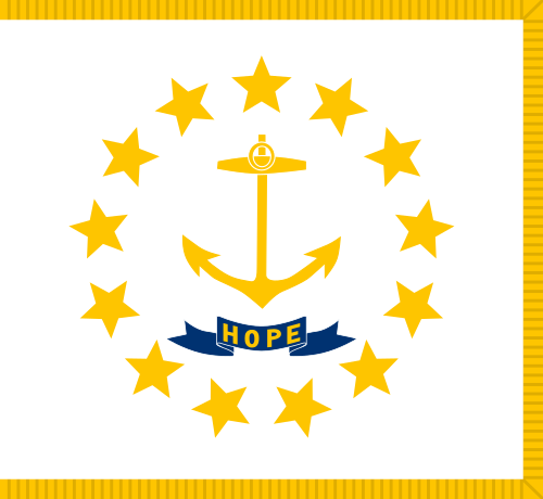 RI Flag - RI Sports Betting 